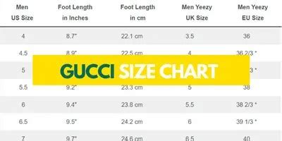 gucci mens sneakers size guide|Gucci shoe size conversion chart.